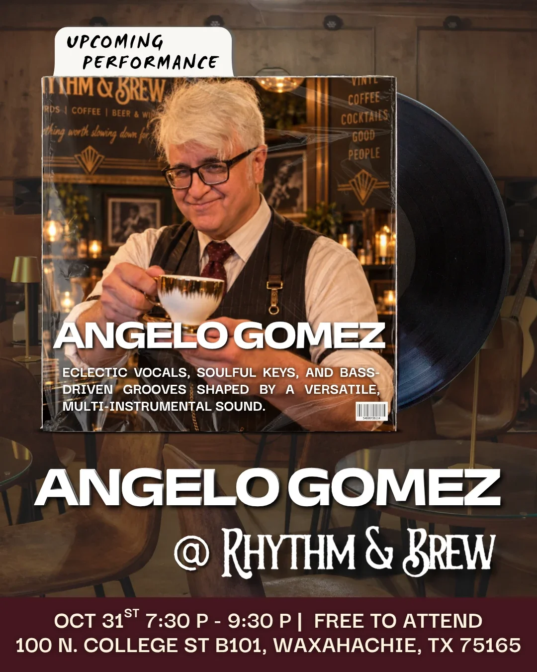 Angelo Gomez flyer