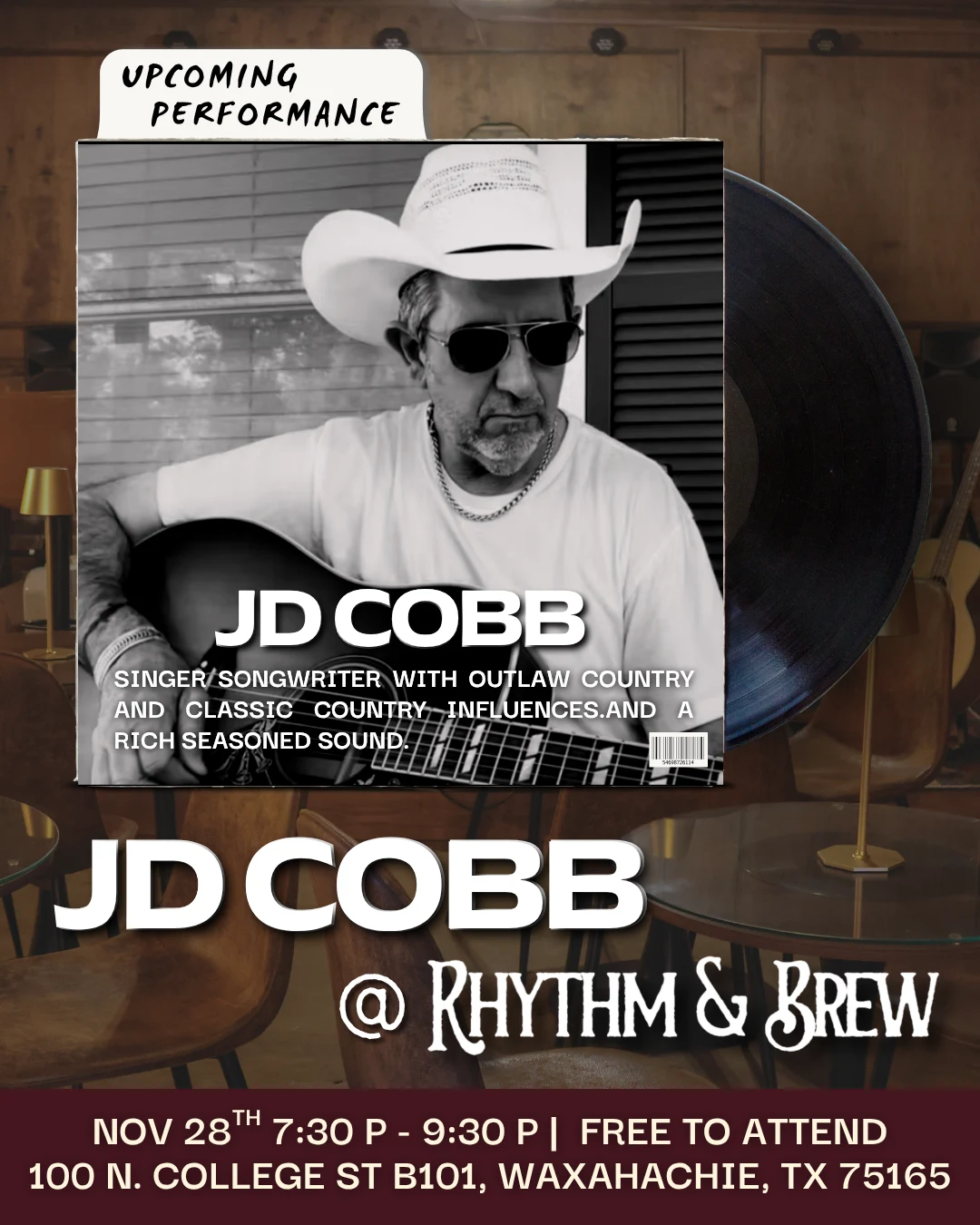 JD Cobb flyer