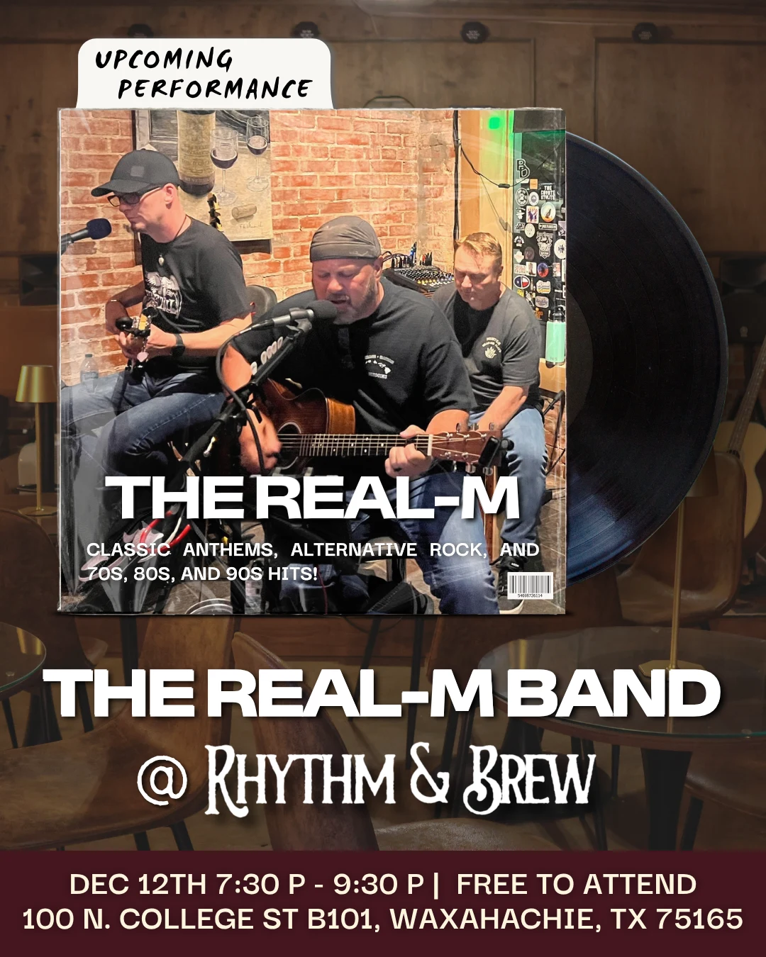 The Real-M Band flyer